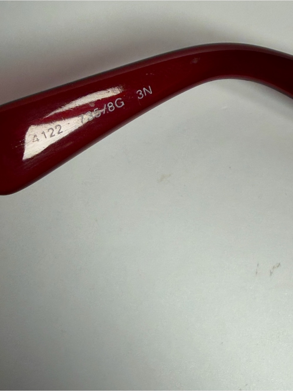 Ray-Ban Women's Burgundy Rectangle Sunglasses Frames Only - Picture 2 of 6